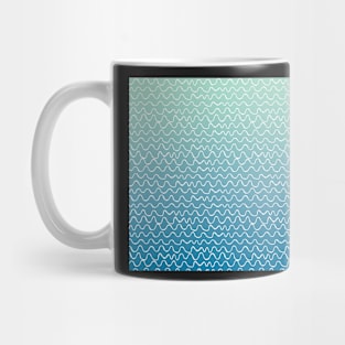 Zen Water Pattern with Lines Mug